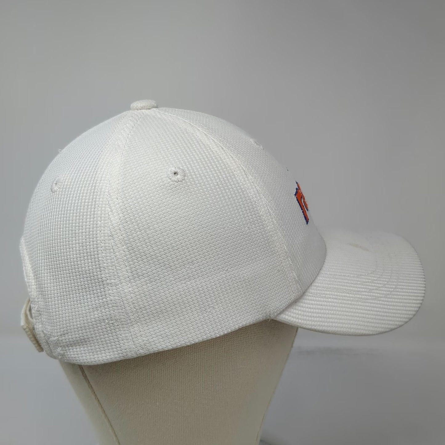 Port Authority Baseball Cap White One Size reGen Embroidered Logo Strapback hat