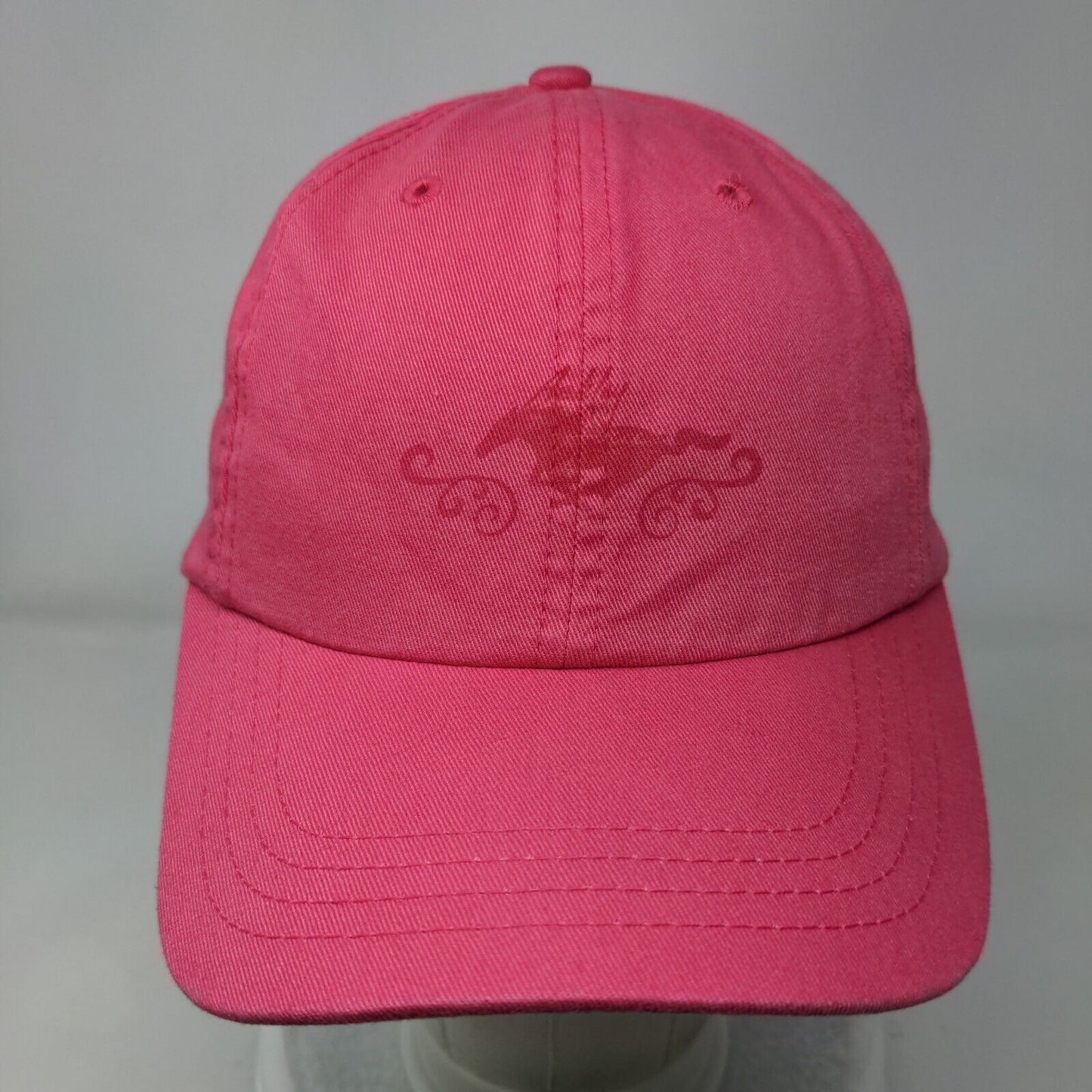 Ford Adult Slideback Hat Pink Size S/M Adjustable Vented Holes 6 Panel Cotton