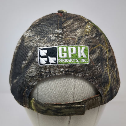 T&P Incentives Core & Main GPK Products Baseball Cap Green One Size Camo Mesh