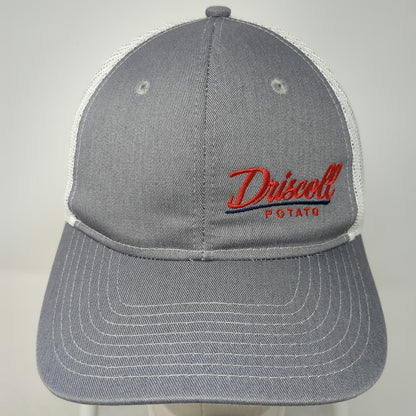 Port Authority Trucker Hat Gray One Size Driscoll Potato Mascot Mesh Snapback