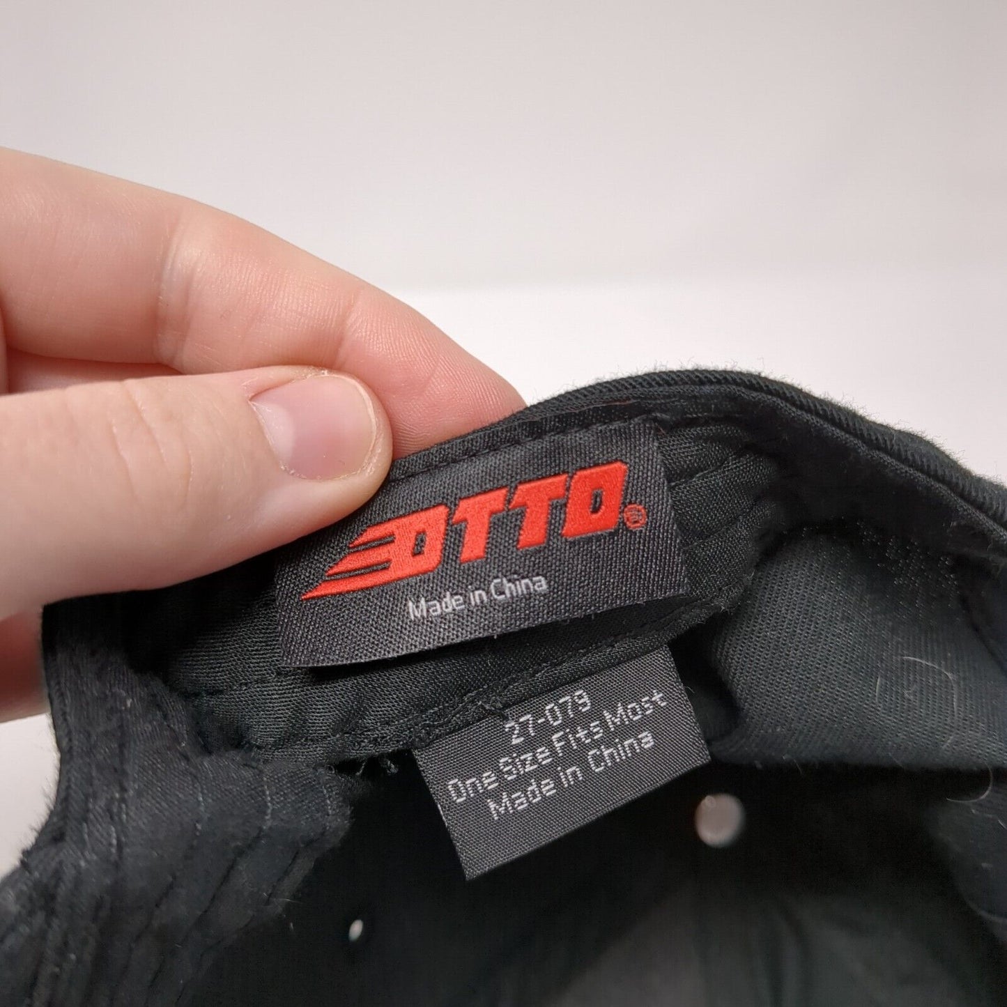 D'Arrigo California Snapback Hat Black OSFM Adjustable Embroidered Otto