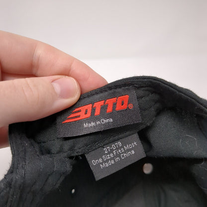 D'Arrigo California Snapback Hat Black OSFM Adjustable Embroidered Otto