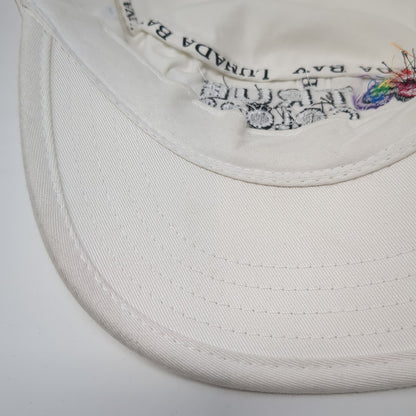 True Colors Cadet Army Cap White One Size Adjustable Embroidered Lunada Bay