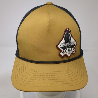 Pacific Headwear Trucker Hat Brown One Size Caldwell Night Rodeo Mesh Snapback