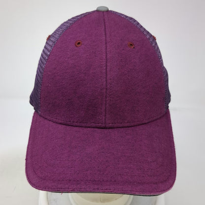 Athleta Trucker Hat Purple OS Mesh Back Snapback Cotton Blend Activewear Workout