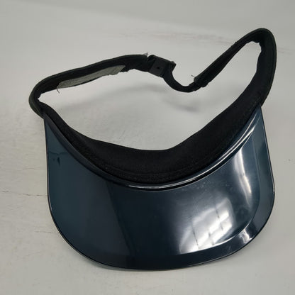 Coal Visor Black One Size Hat Translucent Plastic Brim Shaka Sign Slideback