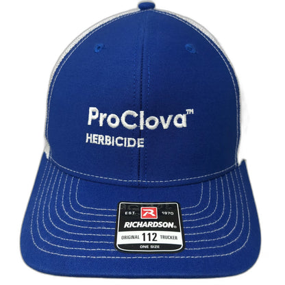 Richardson Trucker Hat Blue One Size ProClova Herbicide Corteva Agriscience Mesh
