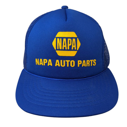 NAPA Auto Parts Trucker Hat Blue OS Adjustable Mesh Back Rope The Louisville