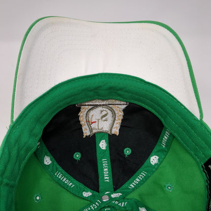 TimberStone Golf Course Strapback Hat Green One Size Solid Legendary