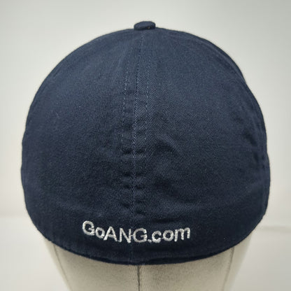 Air National Guard Blue Baseball Cap One Size Fitted Made in USA GoANG Logo Hat