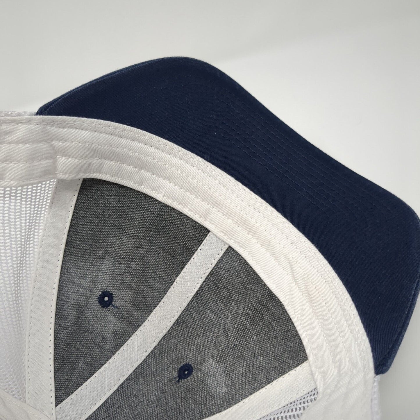 Cutting Edge Snapback Trucker Hat Blue M/L Adjustable Mesh Back Richardson