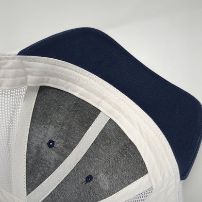 Cutting Edge Snapback Trucker Hat Blue M/L Adjustable Mesh Back Richardson