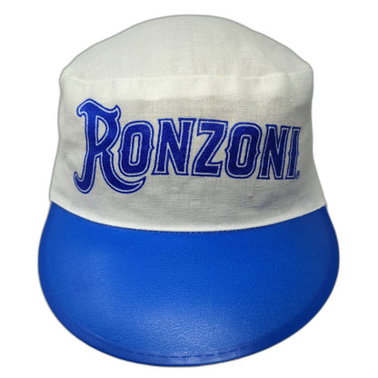 Ronzoni Army Cap White Blue One Size 1992 New York City Marathon Pasta Hat