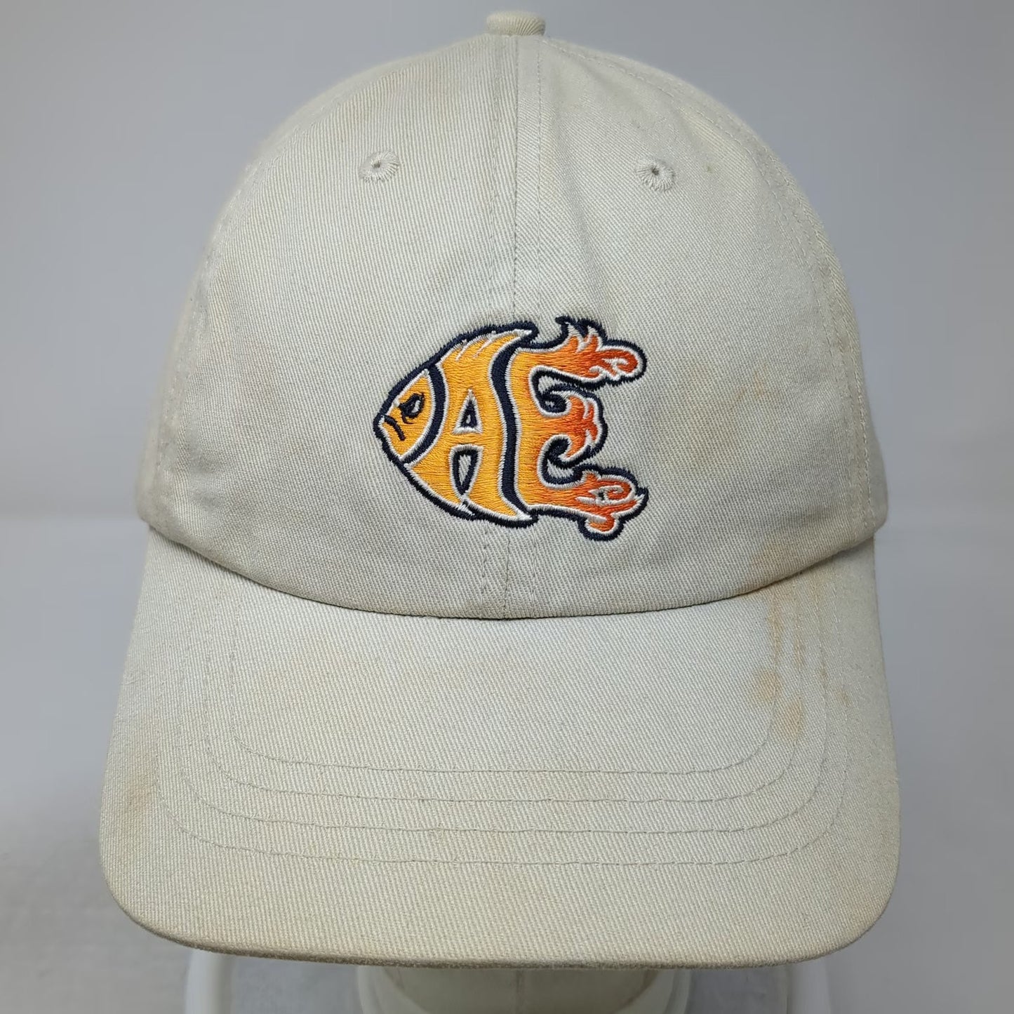 American Eagle Performance Baseball Cap Embroidered Fish Strapback Hat Vintage