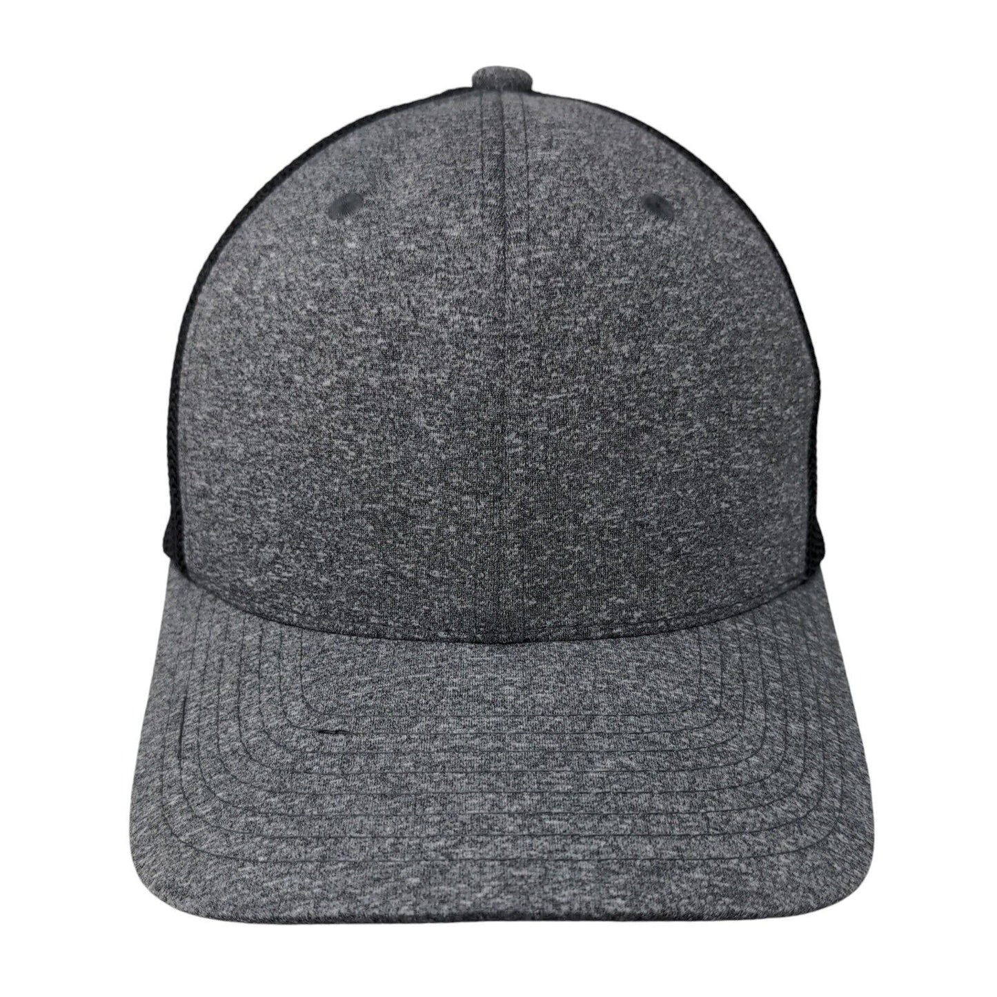 Yupoong Flexfit Fitted Mesh Back Trucker Hat Gray OSFA Colorblock