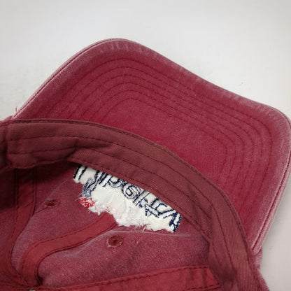 HeadShot Baseball Cap Red One Size Slideback Liberty Steakhouse Brewery Hat SC
