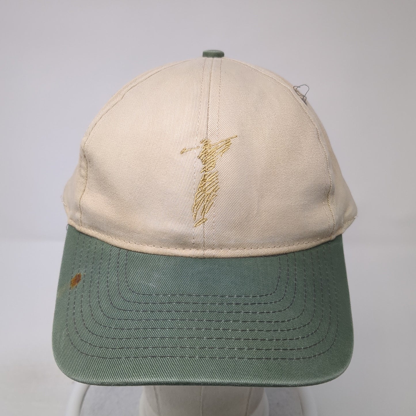 Man Golfing Slideback Hat Multicolor One Size Adjustable Embroidered