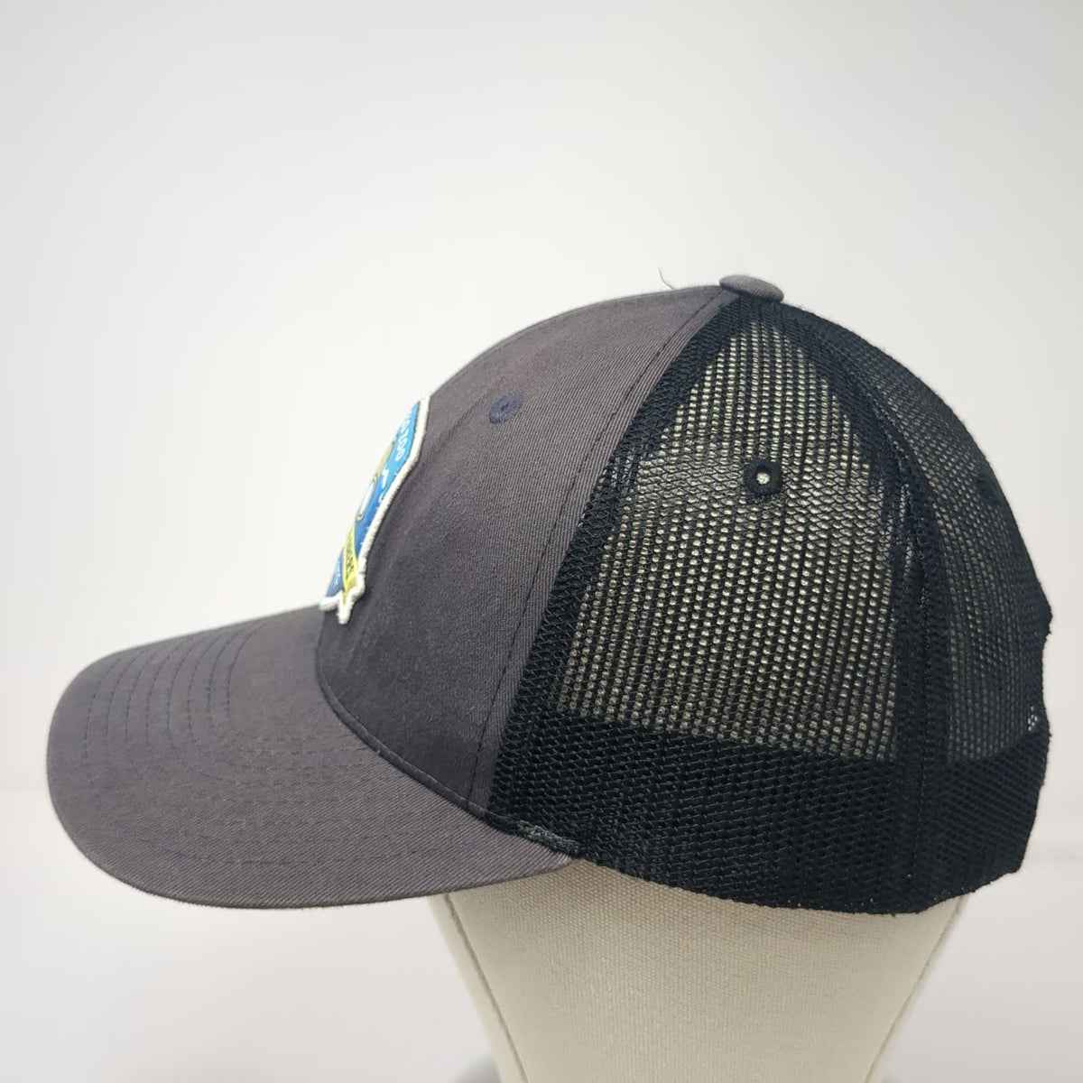 San Diego Zoo Trucker Hat Gray One Size Wildlife Explorers Basecamp Snapback