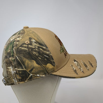 Ace USA Alaska Bear Realtree Camo Beige Baseball Cap Hat One Size Embroidered