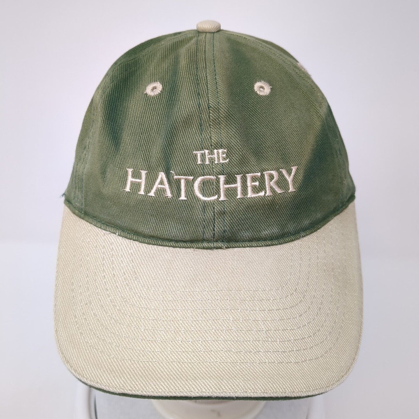 The Hatchery Strapback Hat Green One Size Adjustable Colorblock Otto