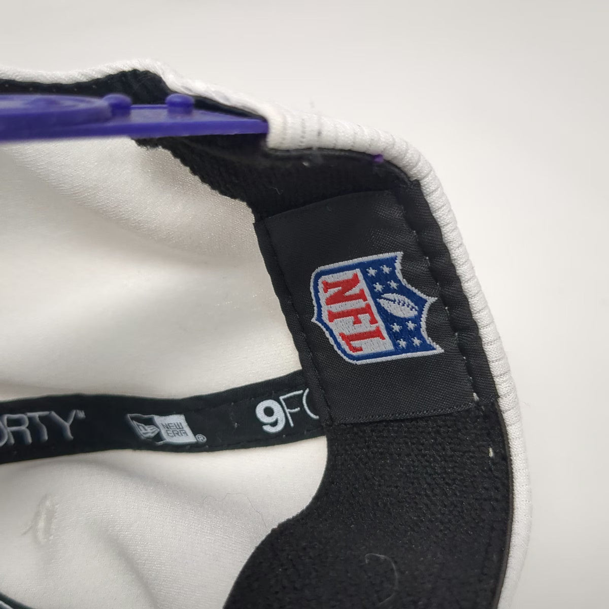 New Era Snapback White Purple One Size NFL Minnesota Vikings Embroidered Hat