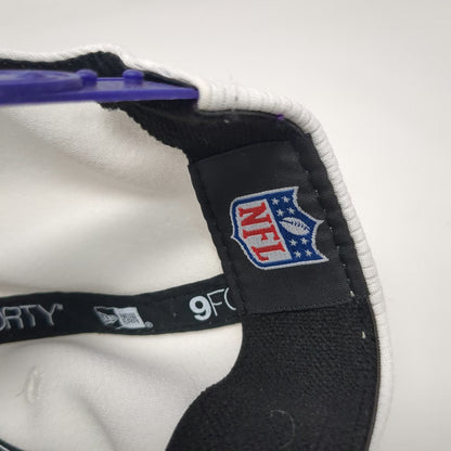 New Era Snapback White Purple One Size NFL Minnesota Vikings Embroidered Hat