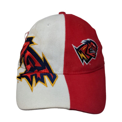 Orlando Rage XFL Strapback Hat Red White Embroidered Logo Big Side Hit OSFA