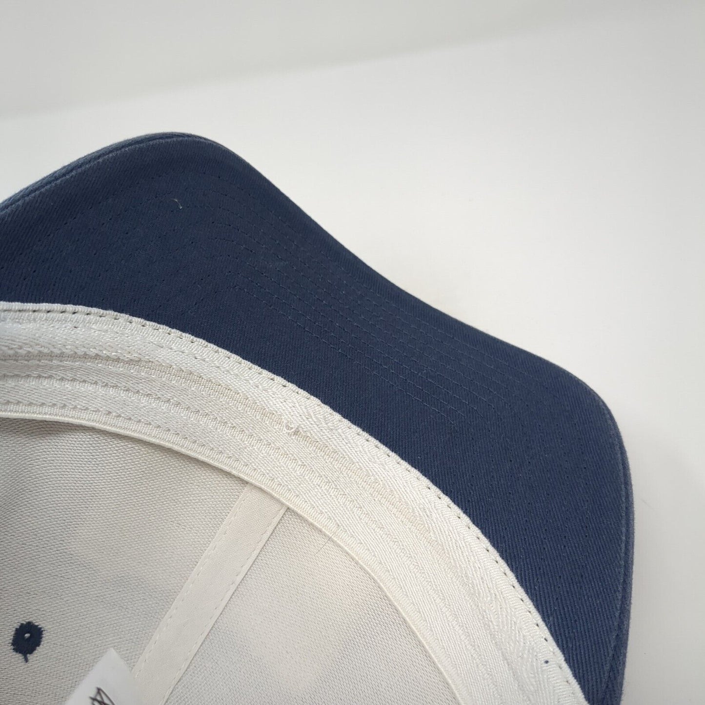 Columbia Tree Flag Fitted Trucker Hat Blue S/M Lightweight Embroidered Mesh Back