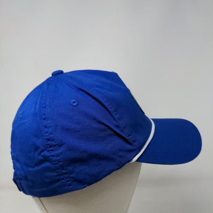 The River Club Patch Strapback Rope Hat Blue One Size American Needle