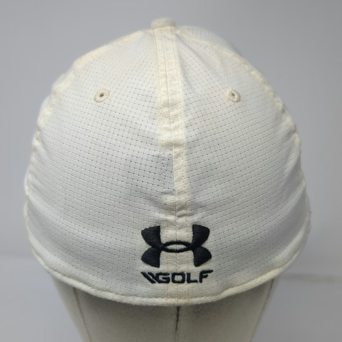 Under Armour Baseball Cap White XL Golf Performance Textured Classic Fit Hat