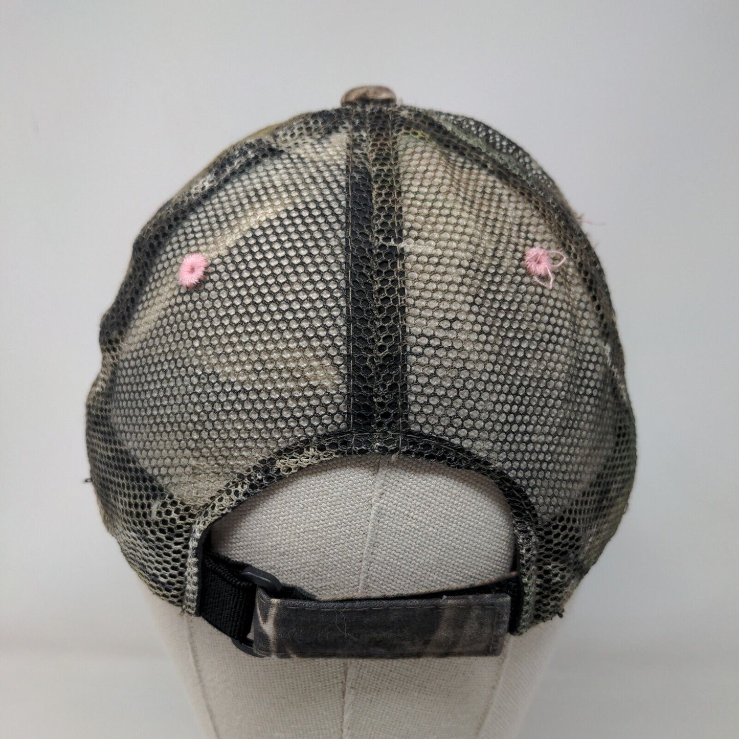 Redhead Strapback Trucker Hat Camouflage OSFM Adjustable Vented Holes Mesh Back