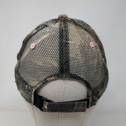 Redhead Strapback Trucker Hat Camouflage OSFM Adjustable Vented Holes Mesh Back