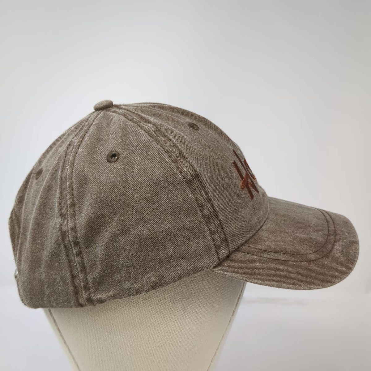 Sportsman Baseball Cap Brown One Size Howdy Coffee Co Cotton Slideback Hat