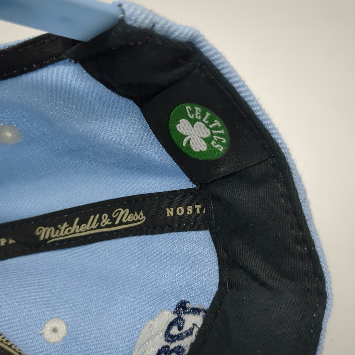 Boston Celtics NBA Mitchell & Ness Snapback Blue White One Size 1986 Finals Hat