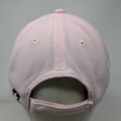 Adidas Strapback Hat Pink OSFM Adjustable Embroidered 6 Panel Polyester