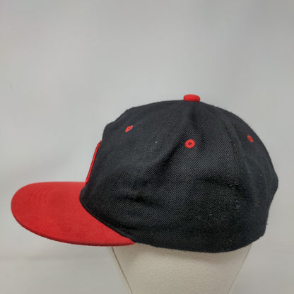 New York Giants Snapback Hat Black Red OSFA Embroidered Logo NFL Adjustable