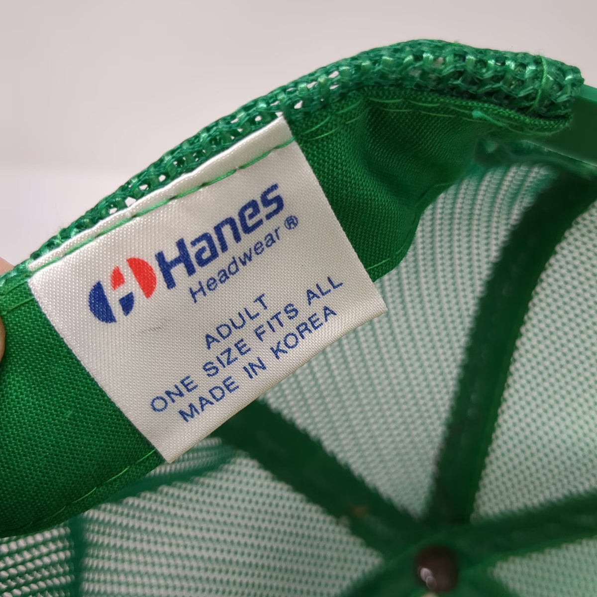 Hanes Trucker Hat Green One Size Mesh Back Snapback Building Supply Boise Hat