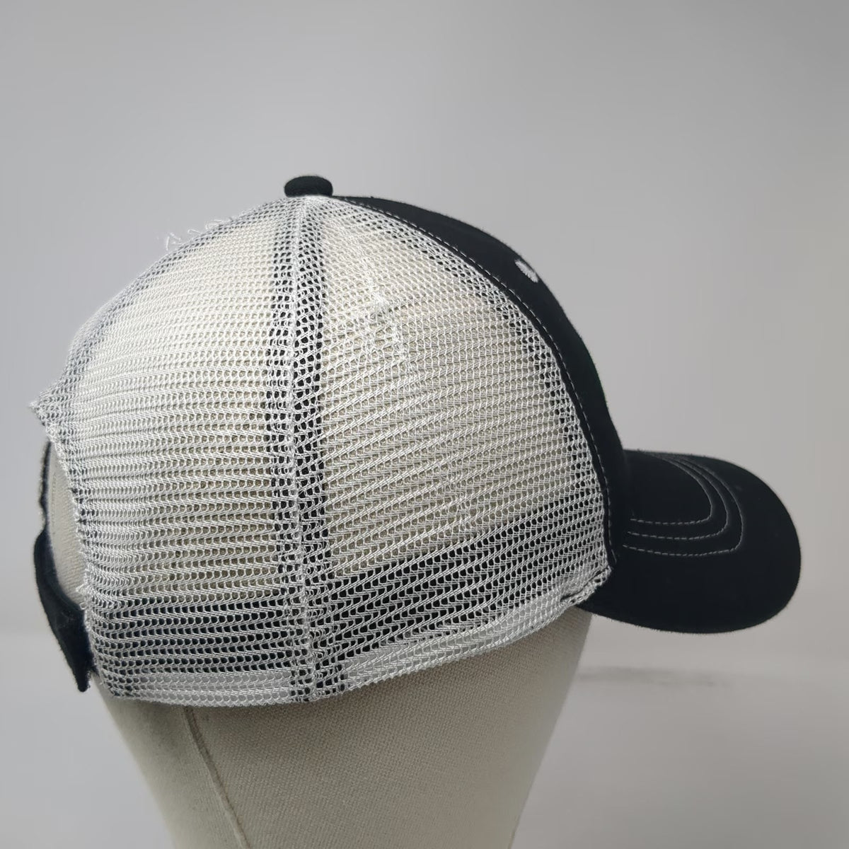 John Deere Baseball Cap Black One Size Stotz Equipment Mesh Strapback Hat