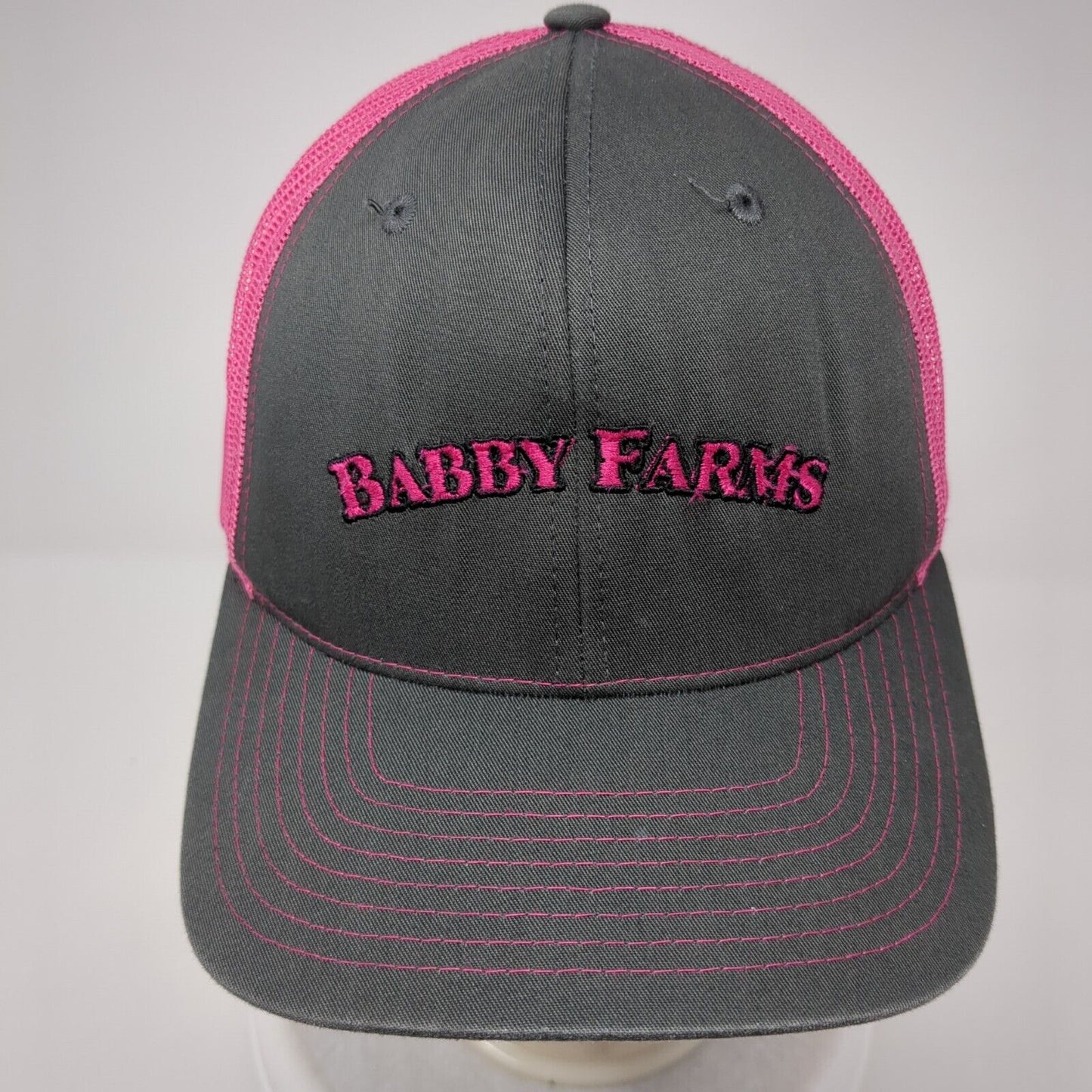 Babby Farms Snapback Trucker Hat Multicolor OSFA Mesh Back Richardson
