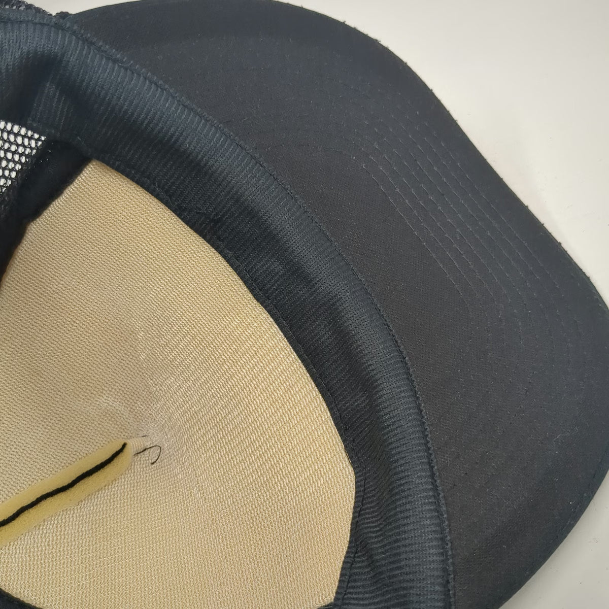 Camco Black Trucker Hat OSFM Mesh Gold Prospectors Association America GPAA Rope