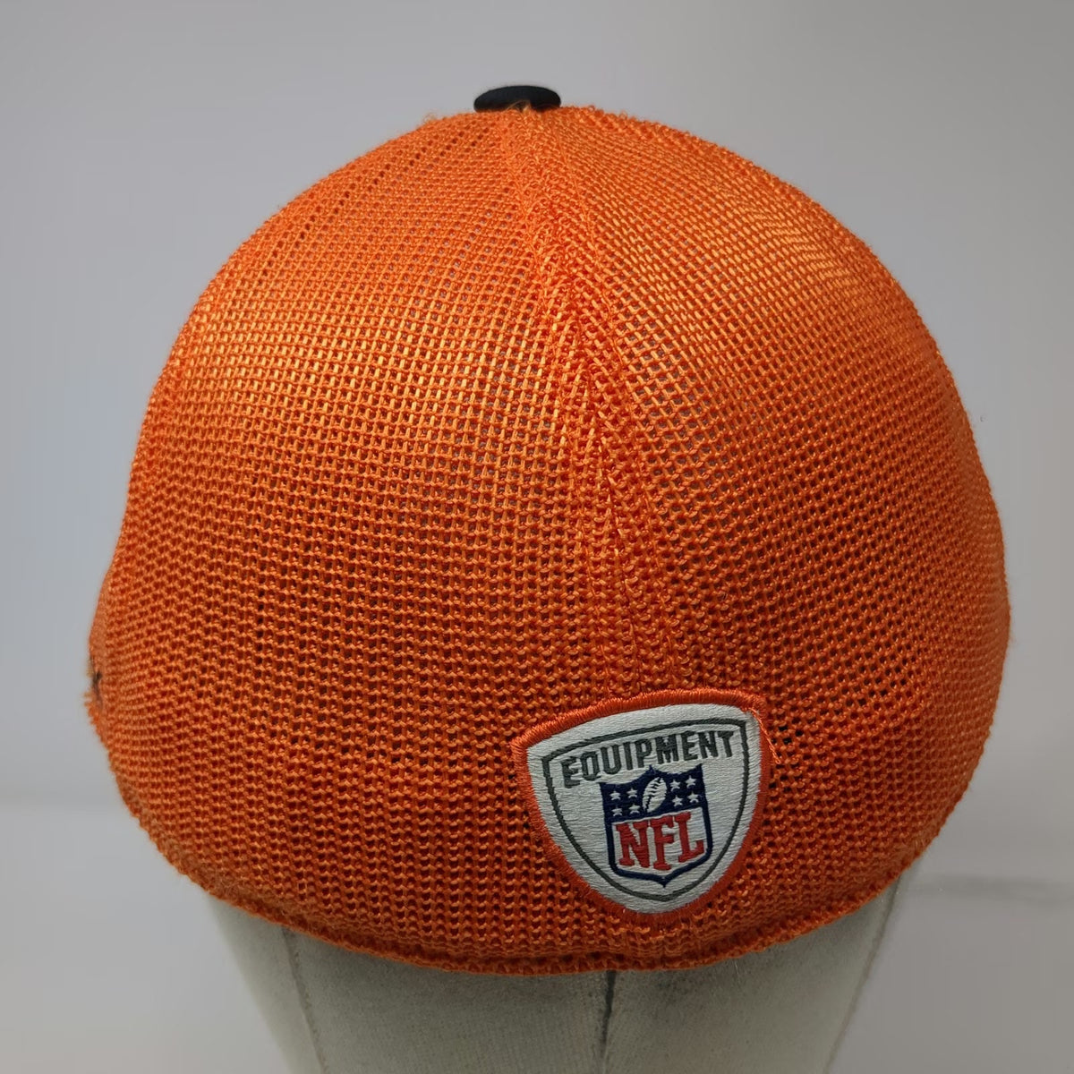 Cincinnati Bengals NFL Reebok Cap Orange XL Mesh Stretch Fit Curved Brim Hat