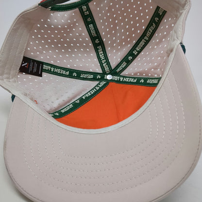 Trucker Hat Beige One Size Boise Co-Op Market Rope Orange Underbrim