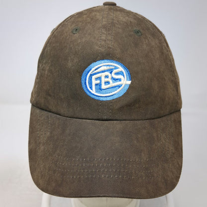 Port Authority Baseball Cap Brown One Size Embroidered FBS Logo Slideback Hat