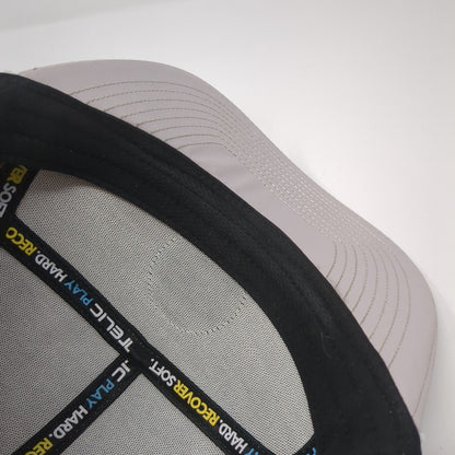 Telic Born in Boise Snapback Hat Gray OS Adjustable Rope Play Hard Recover