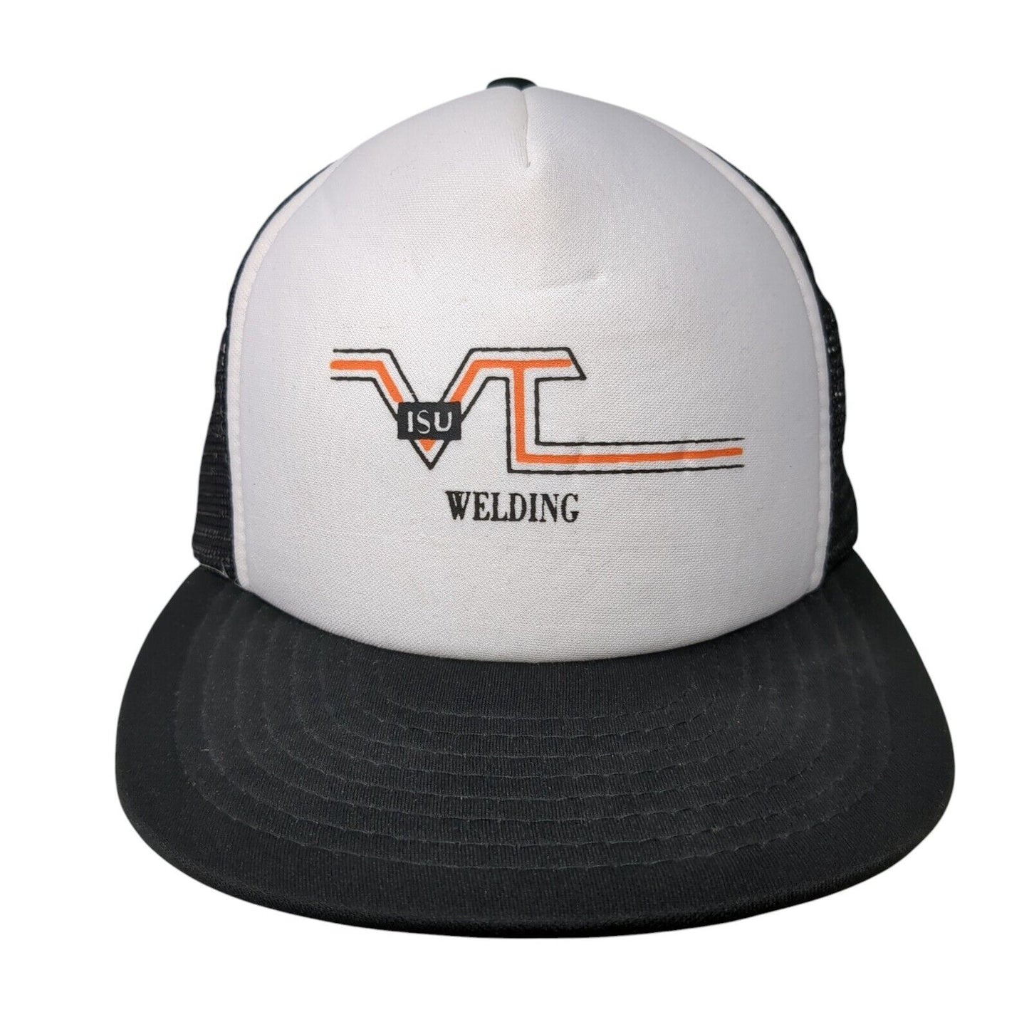 ISU Welding Snapback Trucker Hat Black OSFA Mesh Back Colorblock