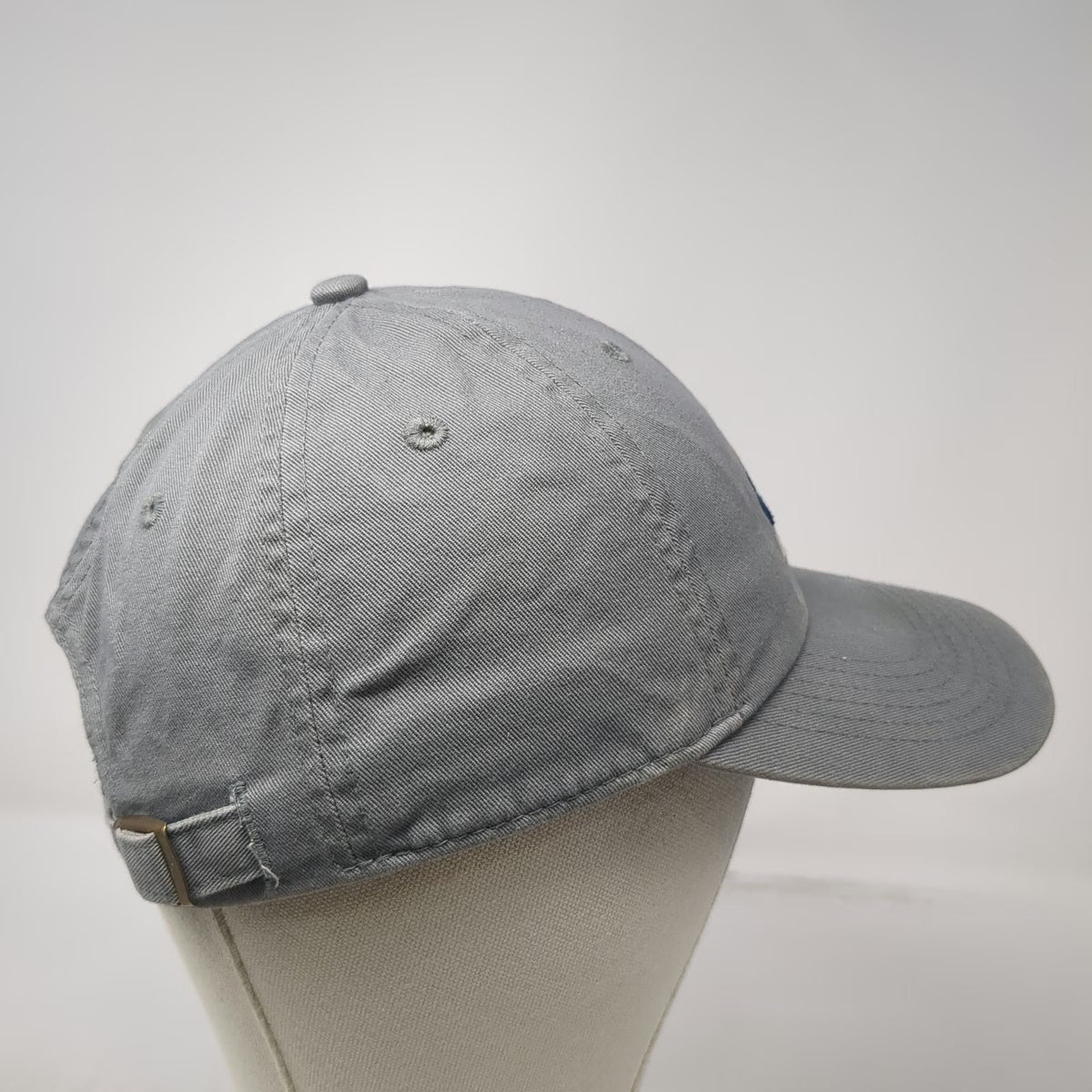 Life is Good Baseball Cap Gray One Size Mountain Embroidery Cotton Slideback Hat