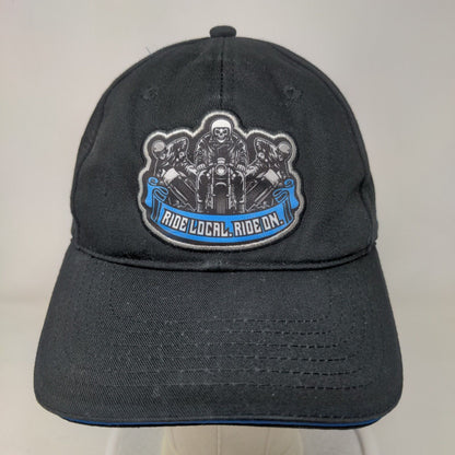 Ride Local Ride On Slideback Hat Black One Size Embroidered Allstate