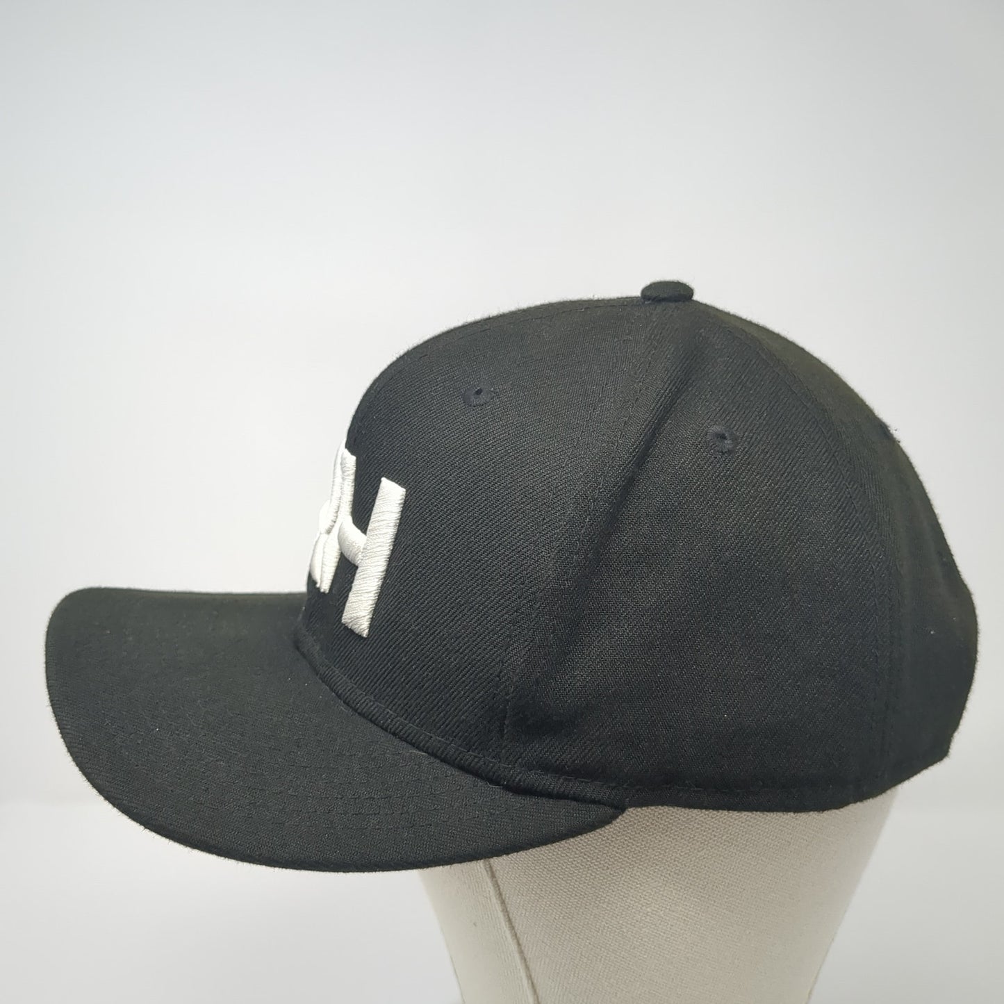RH Snapback Hat Black One Size Adjustable Embroidered New Era 6 Panel