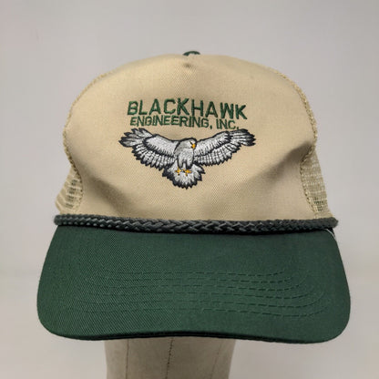 Otto Men's Snapback Mesh Back Hat Tan Green OSFM Blackhawk Engineering