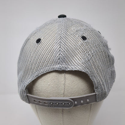 Steve Regan Co. Snapback Mesh Back Trucker Hat Black One Size Otto